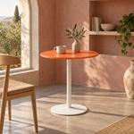 Table top/pedral/KIT/white/H500/diameter 30cm/thickness 12mm D_70L_TEE_4000 — რეალურ ინტერიერში — რეალისტური მასშტაბი და ზუსტი პროდუქტი