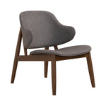 Himlin SELTOS living room chair, Malaysian oak, gray