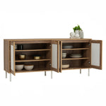 Hinlim DALLAS chest of drawers, treated wood, oak color