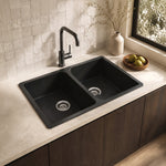 Kitchen sink Reginox AMSTERDAM 20 Granite Double Black Silvery