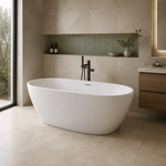 აბაზანა Alcoswell Pacific აკრილი თეთრი მატი 170*80სმ PAC 17080S-MW — რეალურ ინტერიერში — SKU PAC 17080S-MW