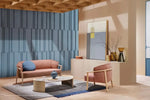 Living room sofa Pedrali LAMORISSE light oak frame fabric C111 150*66*72cm 3688/C111_FR_FSC