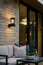 Wall light Viokef Motion Sensor Aspen 60W Black Outdoor use 12*21.8cm 4286100