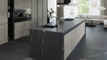 Large tiles ASCALE BELVEDERE BLACK soft matte 6mm*320*160cm/sq.m. ASC100M