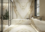Large tile INFINITY CALACATTA HERMITAGE sat B matt without mesh 162cm*324cm*12mm MB17-SAT-B-12
