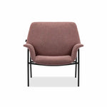 Reception chair Miago spray painted with footrest pink XS-050S