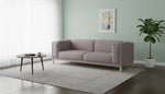 Living room sofa Bolia Cosy Material SOIL ROSE MELANGE Oak legs with white pigments 246cm 01-018-01_01088