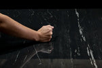 Крупноформатный керамогранит ASCALE BELVEDERE BLACK глянцевый 6мм*320*160см кв.м. ASC100P
