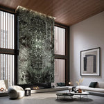 Крупноформатная плитка Infinity Verde France Luc без сетки глянцевая 160см*320см*6мм кв.м. MB15 MB15-LEV