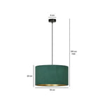 Люстра Emibig HILDE LED 15 Вт зеленая 100*35см 1051/1