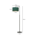 Торшер Emibig HILDE 15 Вт зеленый 150*35 см 1051/LP1