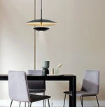Chandelier Viokef MONICA LED 16W 3000K Black and Gold 40*128.5cm 4242200