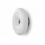 კედლის სანათი Juncan თეთრი მინა რკინა 7W D30cm B3763-თეთრი B3763-WHITE