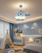 ჭაღი Kids Lighting ცისფერი ვერტმფრენი პროპელერით 71*61*54 MD21136