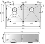 ტექნიკური ნახაზი — SKU MKSP-D860440-PVDGM