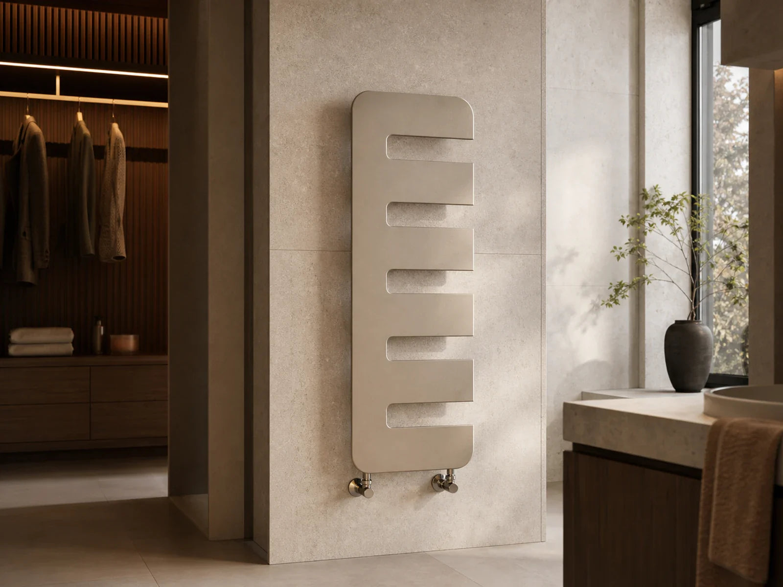 Radiator Carisa REX Iron Champagne 94*49cm REX0940049000||Cha