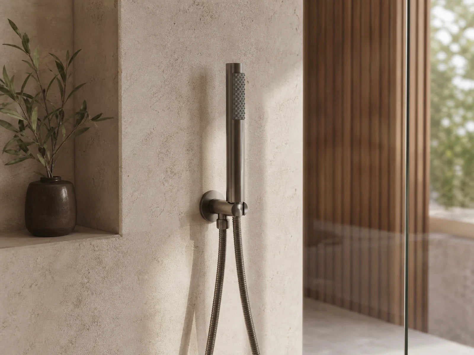 Hand Shower Meir Round 1 Function gan metal 183.6mm MP01-R-PVDGM