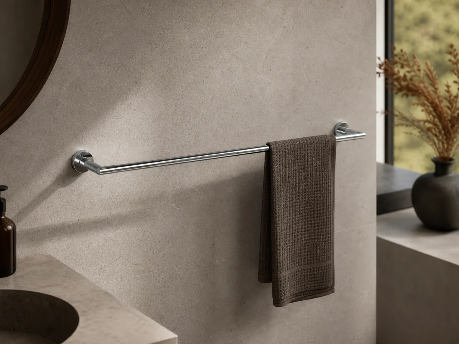 Towel hanger Nofer chrome 45 cm 16501.50.B