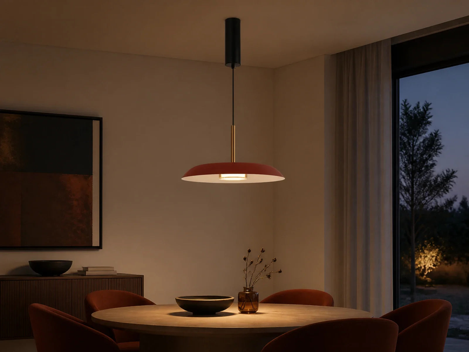 Chandelier Viokef LOGAN LED 11 Watt Red 150*36cm 4338801