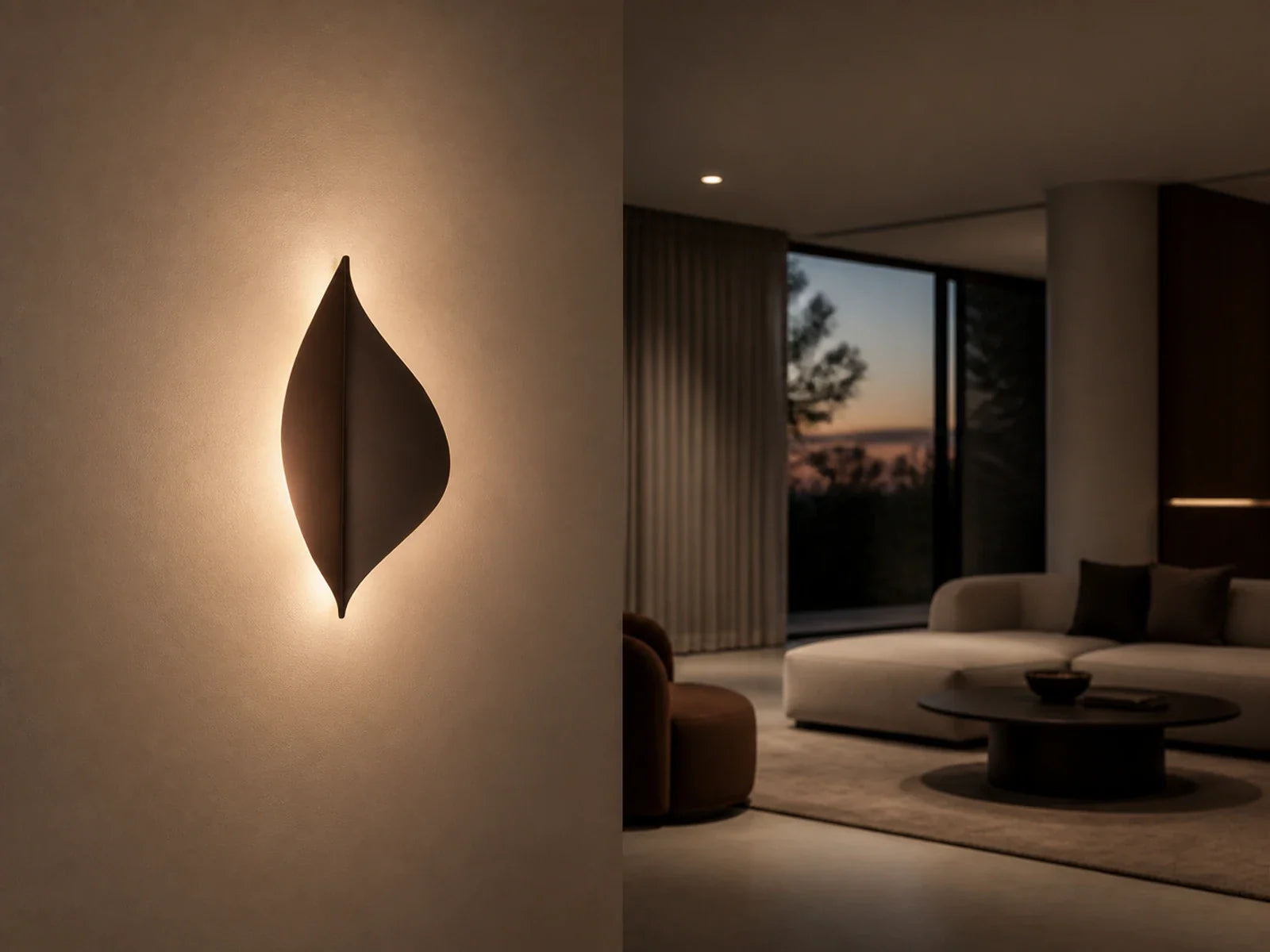Wall lamp Viokef/PALERMO LED 10 Watt Brown 28.5*15.5cm 4332900
