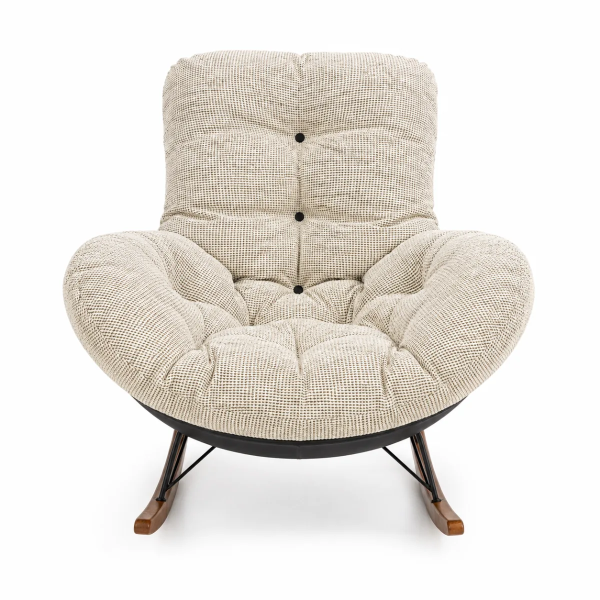Miago Living Room Armchair, Green, with Oak Legs, 98 × 100 × 88 cm KDN001