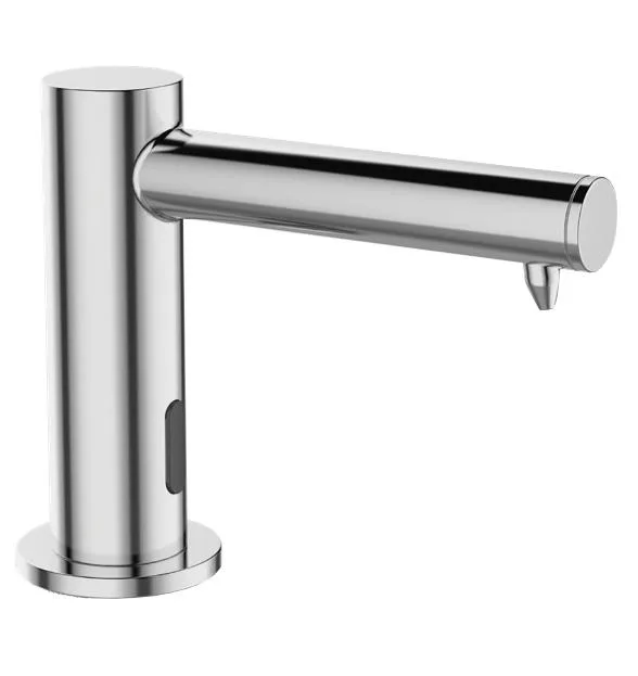 Nofer Soap Dispenser, Silver, Glossy, Surface-Mounted, Infrared Sensor, 1000 ml, 11.5 × 4.8 × 14.5 cm