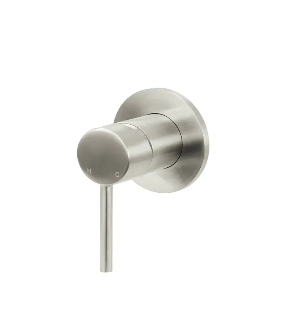 Встраиваемый смеситель Meir Round, матовый никель (Brushed Nickel), внутренняя часть (MW13BDY)