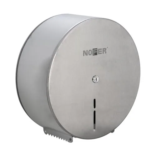 Nofer Toilet Paper Holder, Silver, Matte Stainless Steel, 26 × 25 × 11.2 cm