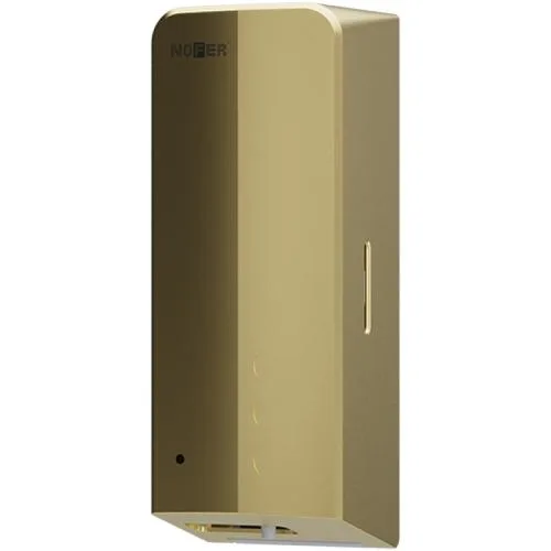 Nofer Soap Dispenser, Gold, Matte Stainless Steel, 27.5 × 10.5 × 9.6 cm