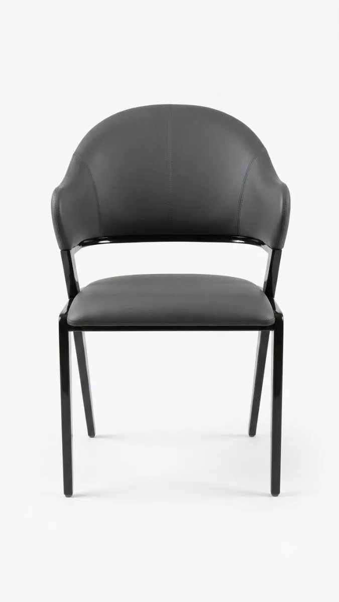 Kitchen chair Kimhome Grey Artificial leather 50*53*85cm Y83#-GREY