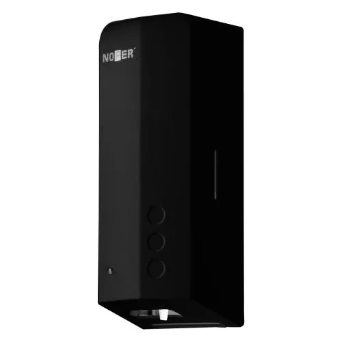 Nofer Wall-Mounted Soap Dispenser, Black, 1000 ml