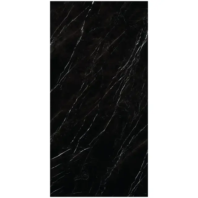 დიდი ფილა Infinity Nero Marquinia პრიალა ბადის გარეშე 160სმ*320სმ*6მმ კვ.მ. MB11 - კერამიკული ფილა
