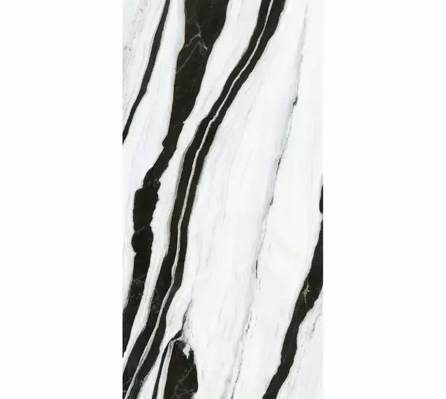 დიდი ფორმატის ფილა Infinity Panda White Luc პრიალა ბადის გარეშე 160სმ*320სმ*6სმ კვ.მ MB18-LUC - კერამიკული ფილა