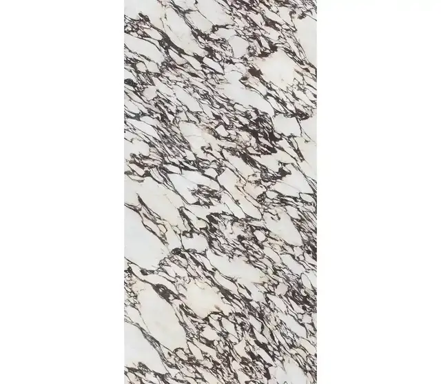 დიდი ფორმატის ფილა Infinity Calacatta Viola პრიალა 160სმ*320სმ*6მმ კვ.მ. MB22-LUC - კერამიკული ფილა