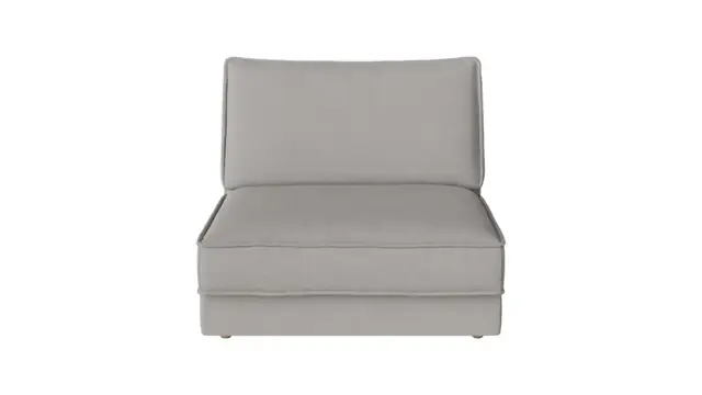 Кресло для гостиной Bolia Noora центральное ткань SOIL COOL GREY ножки цвет дуба 100*80*60 см 01-068-50_00543