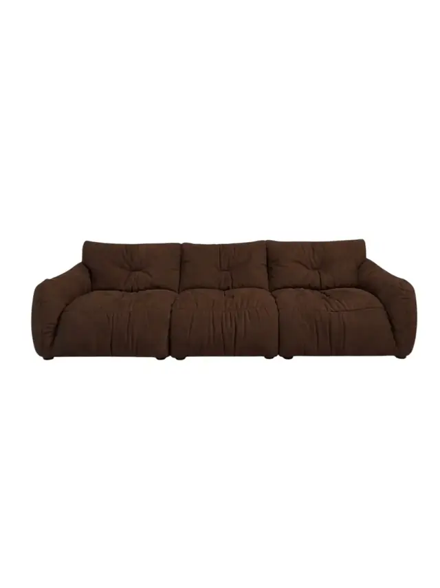 Living room sofa Miago Brown Motoo-11 Furniture Three-seater 303*101*82cm YB003