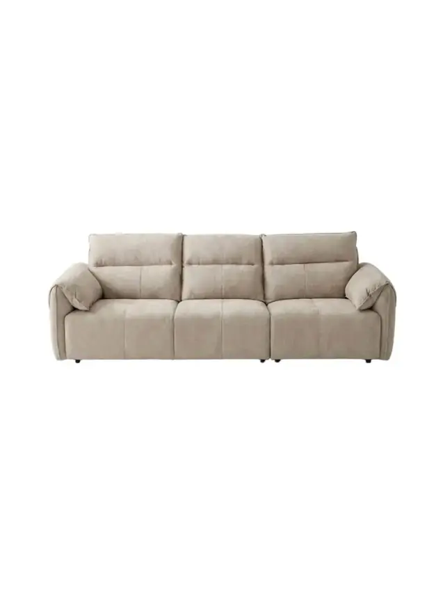Living room sofa Miago light gray fabric 280*96*83cm YXMJ002
