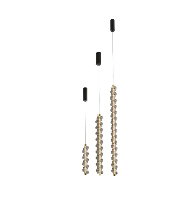 Chandelier Juncan Curvy Acrylic Metal D11*H60cm MD8009-H60