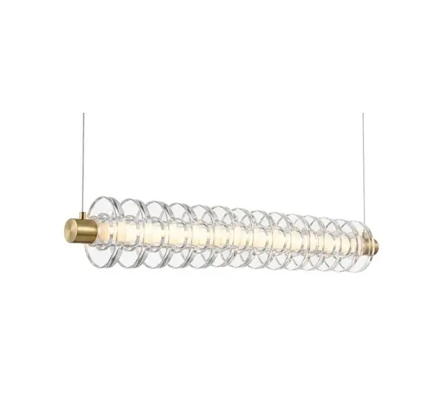 Chandelier Juncan Horizontal Coil Acrylic Metal L120*W11*H150cm MD8009-L120