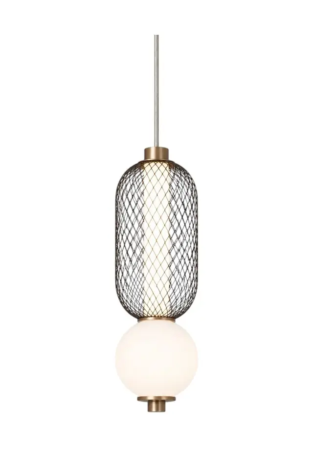 Chandelier Juncan Black Gold Metal LED 9W 3000K D15*H39cm MD160-A