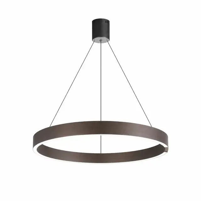 Chandelier Juncan Silver Aluminum Arc LED D60cm MD9048