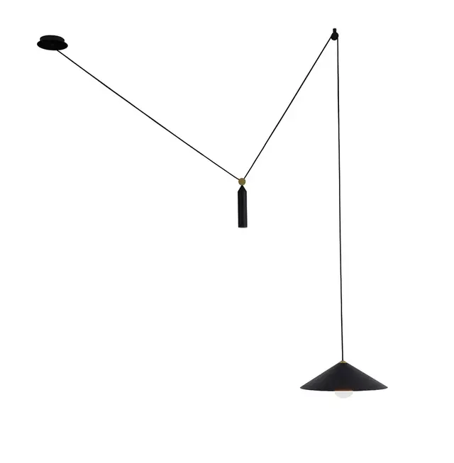 Chandelier Viokef ALTO adjustable 60W black 42*31-310cm 4258500