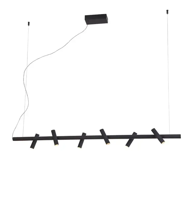 Chandelier Viokef CLIO 29Watt Black 120*120cm 4343100