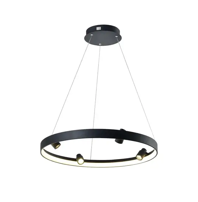 Chandelier Viokef DENIS LED 58W 3000K SAND BLACK 61*135cm 4250600