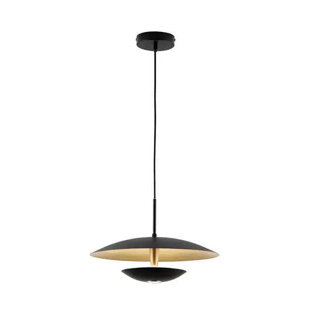 Chandelier Viokef MONICA LED 16W 3000K Black and Gold 40*128.5cm 4242200