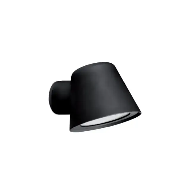 Wall lamp Viokef Marc Pc 7watt black outdoor use 11.8*9.4cm 4282600