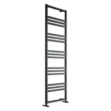 საშრობი-რადიატორი Carisa FRAME ალუმინი, შავი 120*50 cm FRA1200050001
