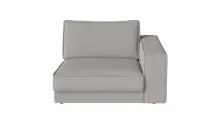 Кресло для гостиной Bolia Noora угловое правое ткань SOIL COOL GREY ножки цвет дуба 125*80*60 см 01-068-25_00543