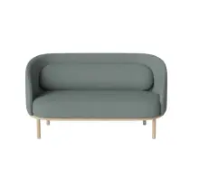 Диван для гостиной Bolia Fuuga ткань Soil Stone Blue ножки с белой пигментацией 60*85*165 см 01-073-01_00473