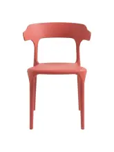 Пластиковый стул Miago красный полипропилен скруглённая спинка pp-740/RED